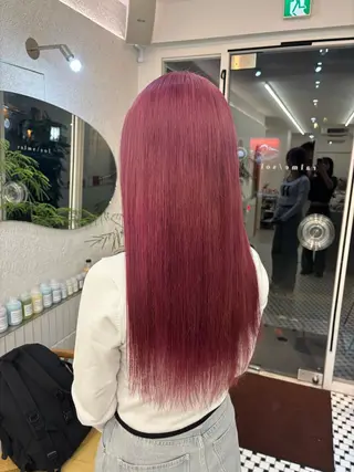 ロング リン🔔ボブ cut ベージュカラー🤎のヘアスタイル