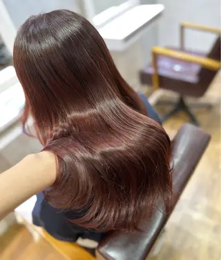 ミディアム カラー 🩵髪質改善🩵 韓国ヘア🩵花澤みりのヘアスタイル