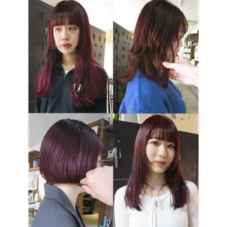 ミディアム ブリーチなし/透明感 /暖色/yumaのヘアスタイル