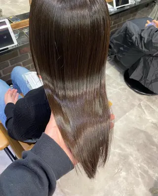 ロング カラー ハイトーン/髪質改善 /Akuaのヘアスタイル