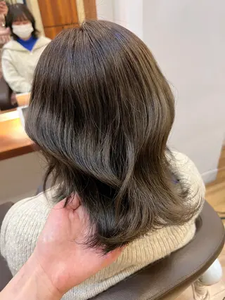 ミディアム カラー しみず さくら🌸のヘアスタイル