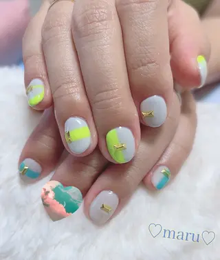 ネイル まるみ ♡のネイルデザイン