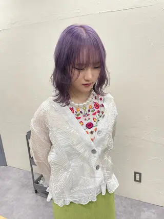 ミディアム カラー Neolive Luca　御茶ノ水店所属・透明カラー/韓国風 Subaruのヘアスタイル