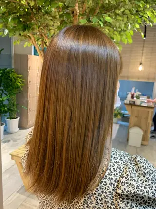 セミロング 髪質改善NO.1🥇 蒲澤🏆のヘアスタイル