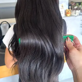 ロング カラー 艶カラー/岡崎 /おかもとななのヘアスタイル