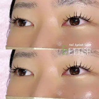 マツエク・マツパ BETTISH🩵 SERIのマツエク・マツパデザイン