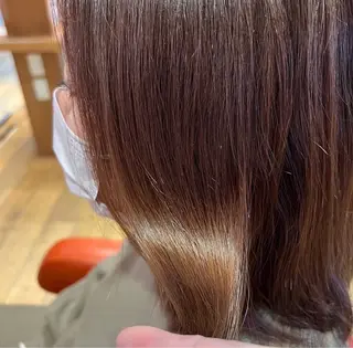 ロング カラー 鈴木 結のヘアスタイル