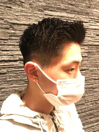 ショート ヒロ銀座バーバーショップ難波店所属・縮毛矯正/パーマ 宮河 惇💈のヘアスタイル