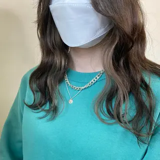 セミロング カラー ヘアアレンジ ekolu北梅田店所属・梅田中崎町髪質改善 /オキヒロト/エコルのヘアスタイル