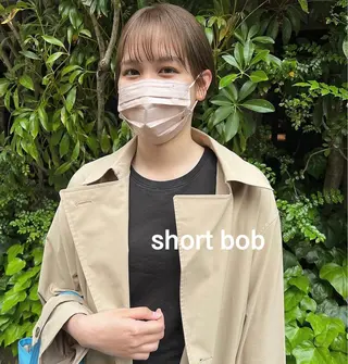 ショート カラー ELENA所属・ナチュラルなショート 北本空河のヘアスタイル