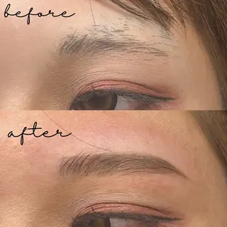 メンズ アイブロウ 眉毛&フェイス WAX専門ハルヒラリの眉毛・アイブロウイメージ
