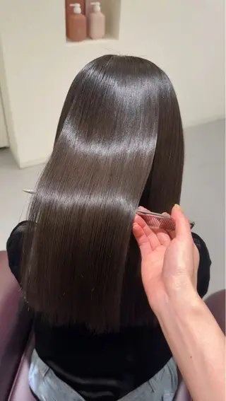 ロング ️🫧透明感カラー& 髪質改善🎀いさきのヘアスタイル