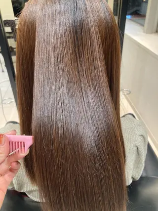 セミロング CUORE松戸本店 ♡ 岡野美南のヘアスタイル