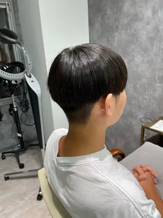 メンズ 艶感暖色カラー /透明感/瀬戸山舞のヘアスタイル