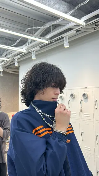 ミディアム パーマ メンズ 🌀湯浅禅也🌀 /シャドウパーマ/栄のヘアスタイル