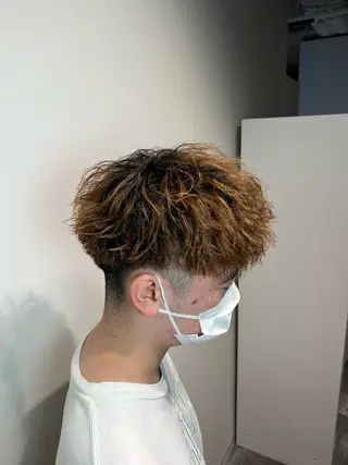 ショート パーマ メンズパーマ/ メンズ特化/寺阪拓真のヘアスタイル