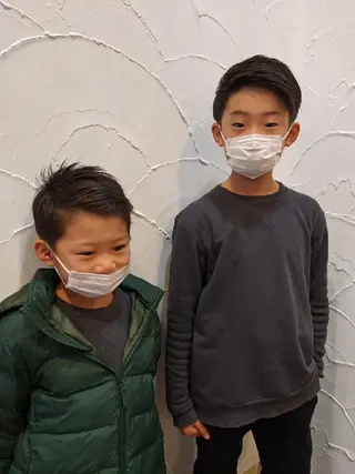 キッズ 髪質改善＆白髪ぼかし カラー♡店長みやけ♡のヘアスタイル