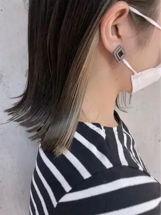 ミディアム カラー ナツメダ ダイキのヘアスタイル