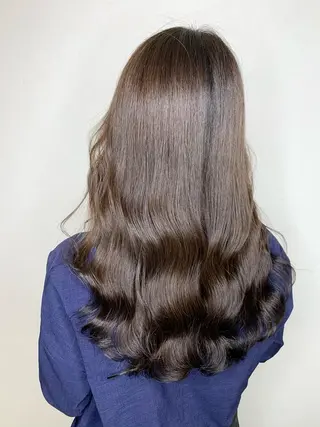 ロング カラー パーマ ヘアアレンジ メンズ キッズ ネイル マツエク・マツパ オリーブカラー 特化　　kaiのヘアスタイル