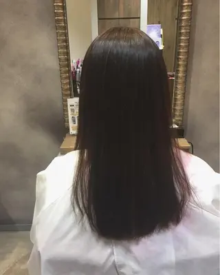 ロング カラー パーマ ヘアアレンジ GLROW haruhiのヘアスタイル
