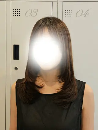 セミロング ミク🇰🇷 /Agu hairのヘアスタイル