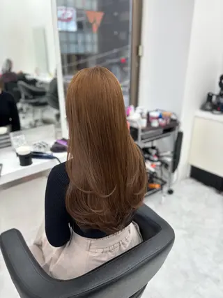 ロング 🤍レイヤー/顔周り /hirari🤍のヘアスタイル