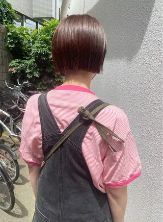 ミディアム 鈴木 志保のヘアスタイル