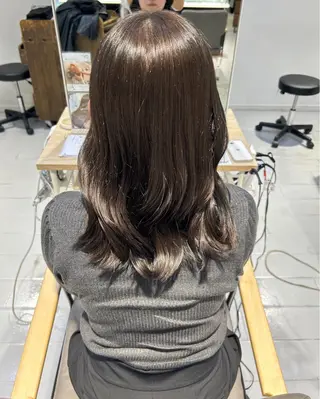 セミロング 韓国ヘア ‎⟡.·KANA🐥のヘアスタイル