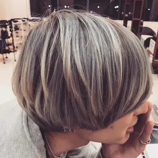 ショート カラー メンズ 蛯名 ユウジのヘアスタイル