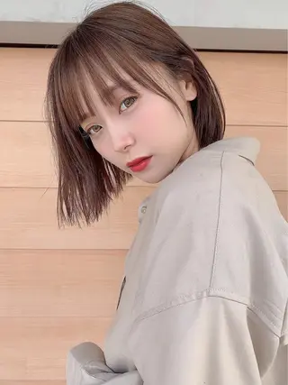 ミディアム カラー ヘアアレンジ GOTODAY shair salon 横浜mare店所属・透明感抜群カラー mai🍑♡のヘアスタイル