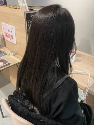 ロング カラー 山田 響也のヘアスタイル