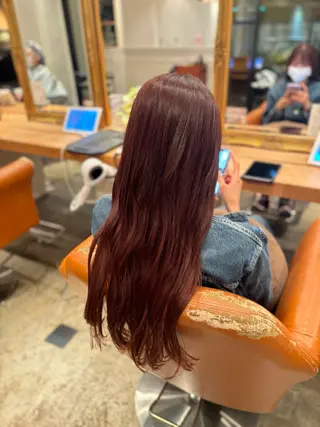 カラー 髪質改善カラー ベージュ🤎YUMEのヘアスタイル