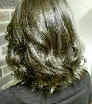 ミディアム パーマ ヘアアレンジ メンズ キッズ ネイル マツエク・マツパ Beauty＆Relaxation MEGUMI所属・MEGUMI megumiのヘアスタイル