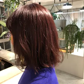 ミディアム カラー IVORY.所属・🟩白髪ぼかし/ボブ /ショートヘア/大司のヘアスタイル