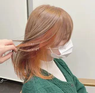 カラー 🫧BUBBLES 新所沢　かとうゆきのヘアスタイル