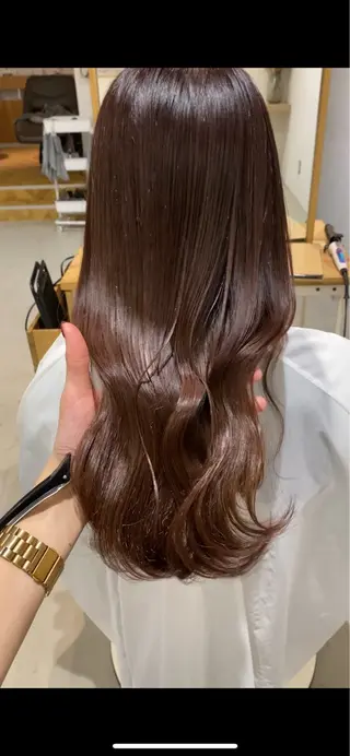 セミロング カラー yate'/ Wカラー/小出捷也のヘアスタイル