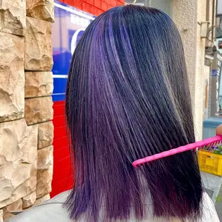 ミディアム カラー ブリーチ/ヘアセット 【𝙍𝙞𝙣𝙤】のヘアスタイル