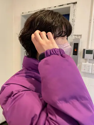 ショート パーマ レイヤー／似合わせ TAKUYAのヘアスタイル