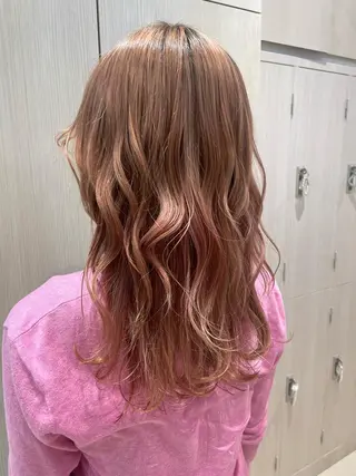 ロング カラー ヘアアレンジ 韓国ヘアメイク🎀/ 縮毛矯正✨山本媛香のヘアスタイル