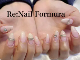 ミディアム Re:Nail Formula所属・kido chieのネイルデザイン