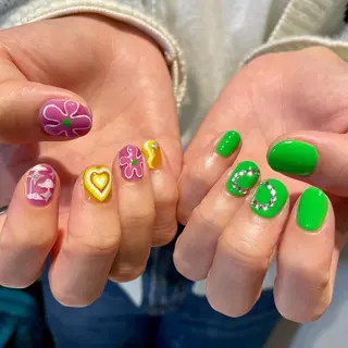 ネイル AOI✩⡱ y2kネイルのネイルデザイン