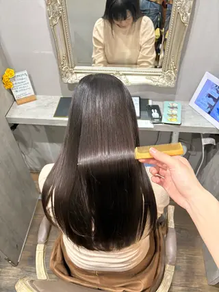 ロング 阪口 萌のヘアスタイル