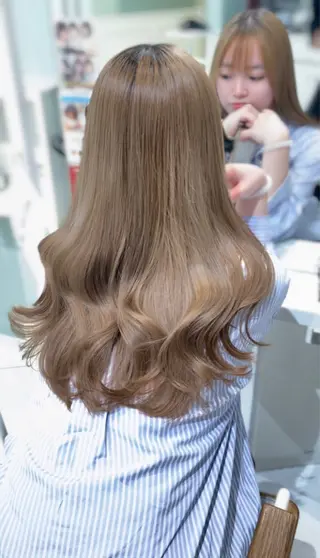 ロング レイヤーカット／ ハッシュカット/果恋のヘアスタイル