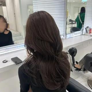 ロング カラー 赤み消し透明感🩶 銀座Ryota🩶のヘアスタイル