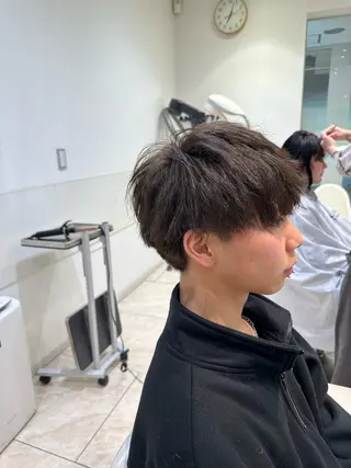 パーマ メンズ 波巻パーマ/毛流れ パーマ☘️りゅうせいのヘアスタイル