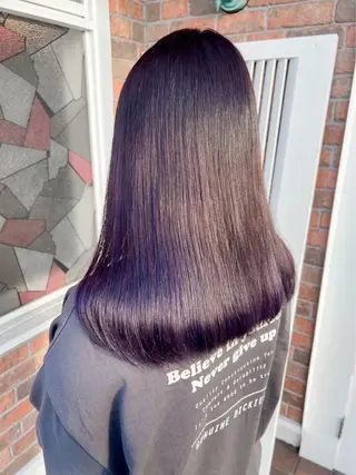 セミロング カラー YURAGI🤍 SAEのヘアスタイル