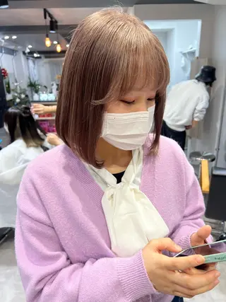 ショート カラー ダブルカラー🩰 CHIHIRO👒のヘアスタイル