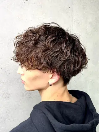 パーマ メンズ 曲がる縮毛矯正 メンズ特化/鈴木美璃のヘアスタイル