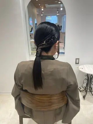 ロング ヘアアレンジ Osoko Hiyoriのヘアスタイル