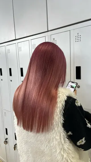 ロング カラー メンズパーマ/ メッシュ📍ユリのヘアスタイル